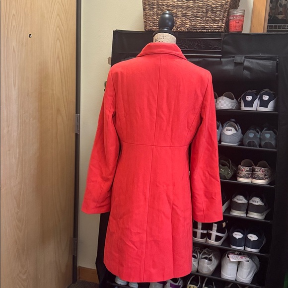 EUC J. Crew striking coral color, flawless coat. Medium thickness. Women’s Sz 10 - Picture 8 of 16